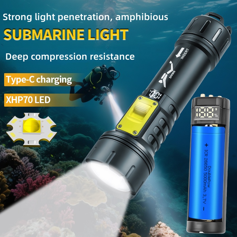 New XHP70 Diving Flashlight IP - огляд і ціна Aquatic Diving