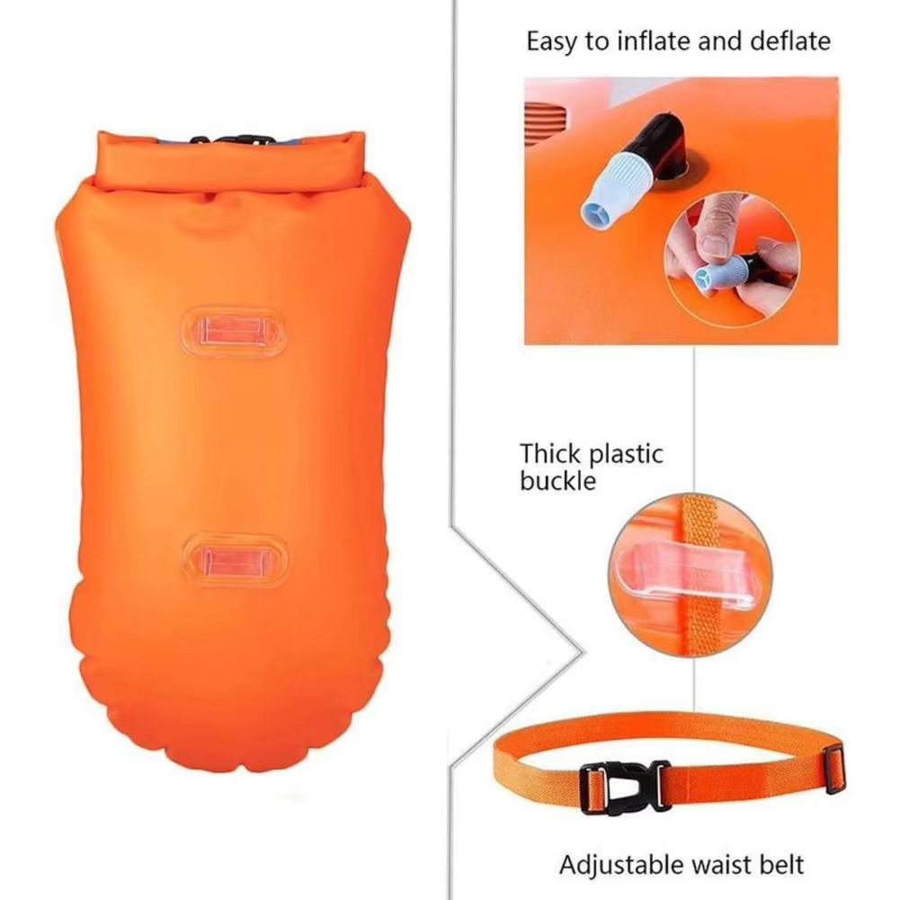 Inflatable Swim Tow Float with - огляд і ціна Swim Buoy Open Water